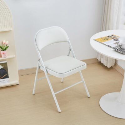 Folding Chair Niro White (2)