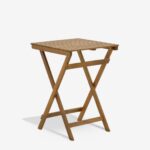 Folding Table Lazio Natural 50x50cm