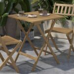Folding Table Lazio Natural 50x50cm (4)