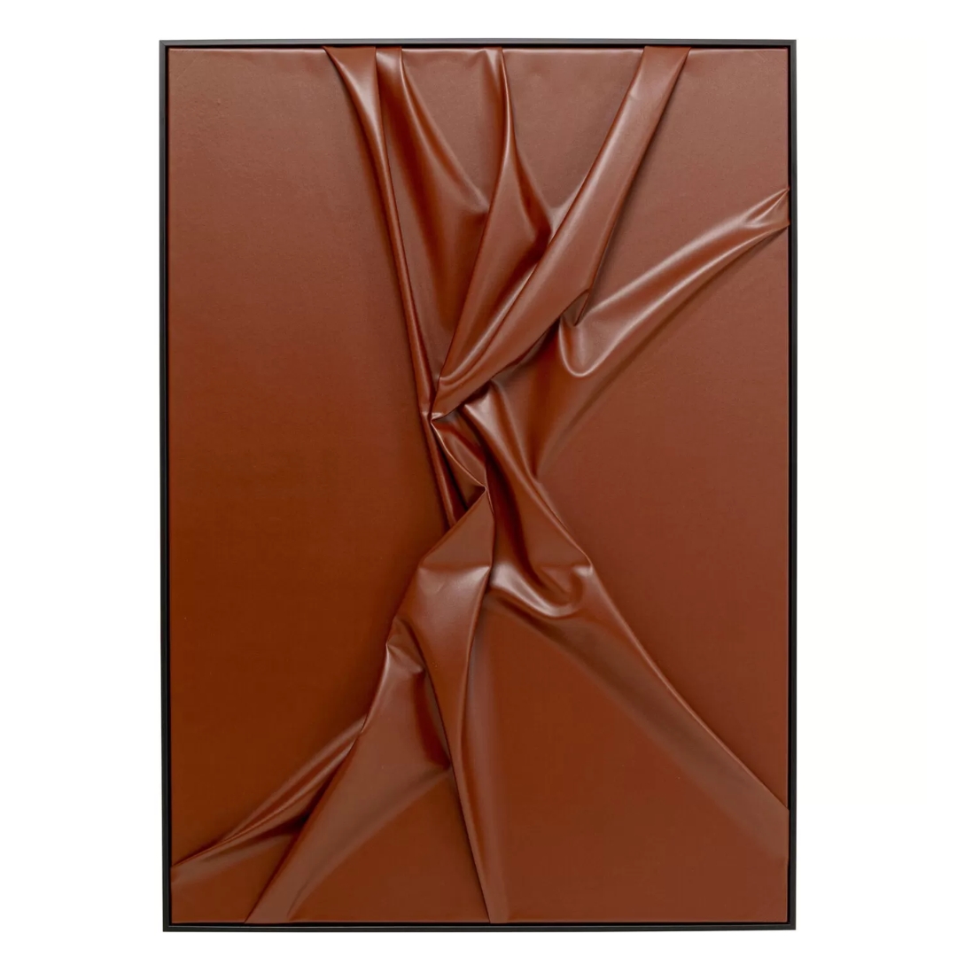 Framed Picture Crincle Knot 100x140cm