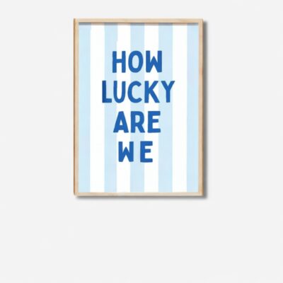 Framed Print Luckely 33x48cm