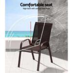 Garden Armchair Calan Brown (11)