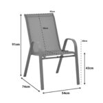 Garden Armchair Calan Brown (16)