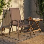 Garden Armchair Calan Brown (6)