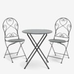 Garden Set Walen Black 3 pieces