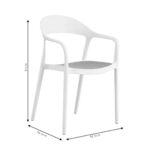 Outdoor Chair Ember White Beige (10)