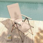 Outdoor Folding Armchair Candor Champagne (3)