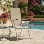 Outdoor Folding Armchair Candor Champagne (4)