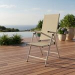 Outdoor Folding Armchair Candor Champagne (5)