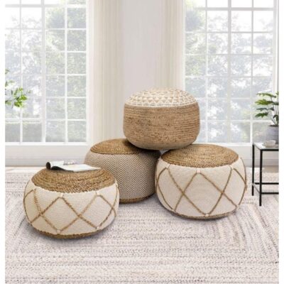 Pouf Noca Natural Ø40cm (2)