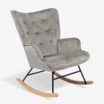 Rocking Armchair Georgia Gray Natural