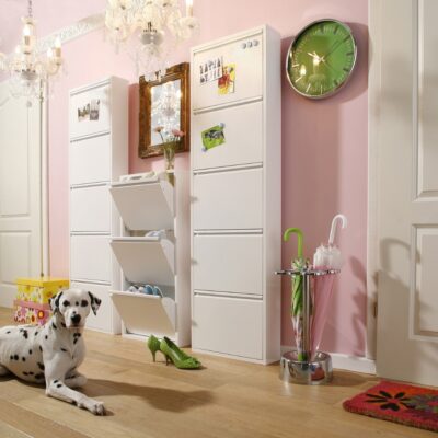 Shoe Container Caruso 3 White (2)