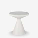Side Table Coozlin White Ø50cm
