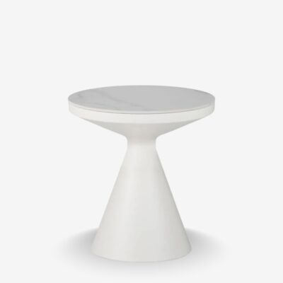 Side Table Coozlin White Ø50cm