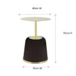 Side Table Endless Vegas Black Ø40cm (2)