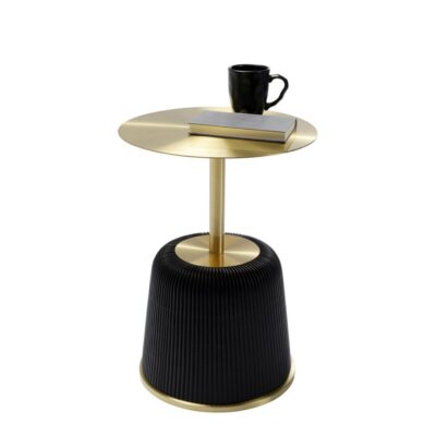 Side Table Endless Vegas Black Ø40cm