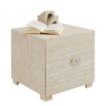 Странична маса Травертино фиока 45x45 см (3)