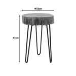 Side Table Tripp Natural Black 32x30cm (10)