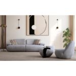 Divan Madrid Gri i Çelët 240cm (2)