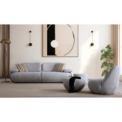 Divan Madrid Gri i Çelët 240cm (2)
