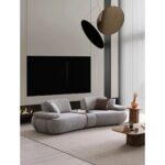 Divan Madrid me Tavolinë Gri 300cm (5)