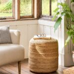Stool Ovious Beige Ø40cm (2)