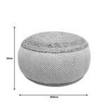 Табуретка Хипи Природно Беж Ø40см (7)