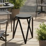 Stool Serzona Black Ø27cm (6)
