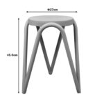 Stool Serzona White Ø27cm (7)
