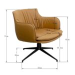 Swivel Armchair Bonnie (4)