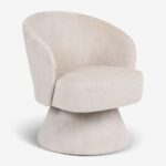 Swivel Armchair Cioura Beige (3)