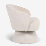 Swivel Armchair Cioura Beige (5)