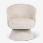 Swivel Armchair Cioura Beige (6)