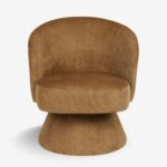 Swivel Armchair Cioura Brown (3)