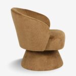 Swivel Armchair Cioura Brown (4)