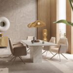 Swivel Chair with Armrest Liverpool Greige (3)