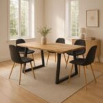 Table Miles Natural Black 140x80cm (3)