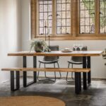 Table Miles Slim Natural Black 140x80cm (4)