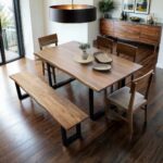 Table Miles Slim Natural Black 140x80cm (5)