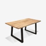 Table Miles Slim Natural Black 140x80cm (7)