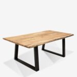 Table Miles Slim Natural Black 160x90cm (10)