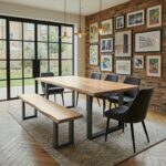 Table Miles Slim Natural Black 160x90cm (4)