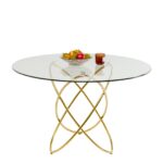 Table Molekular Gold Ø120cm