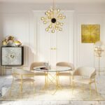 Table Molekular Gold Ø120cm (3)