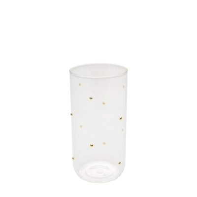 Tumbler Glam Dots Gold 14cm