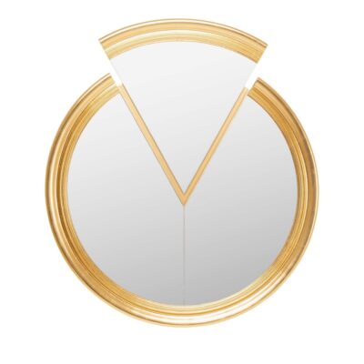 Wall Mirror Double Vision Round Piece 112x100cm