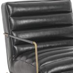 Armchair Brianna Black Golad (14)