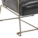 Armchair Brianna Black Golad (15)
