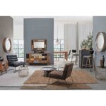 Armchair Brianna Black Golad (4)