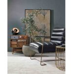 Armchair Brianna Black Golad (7)